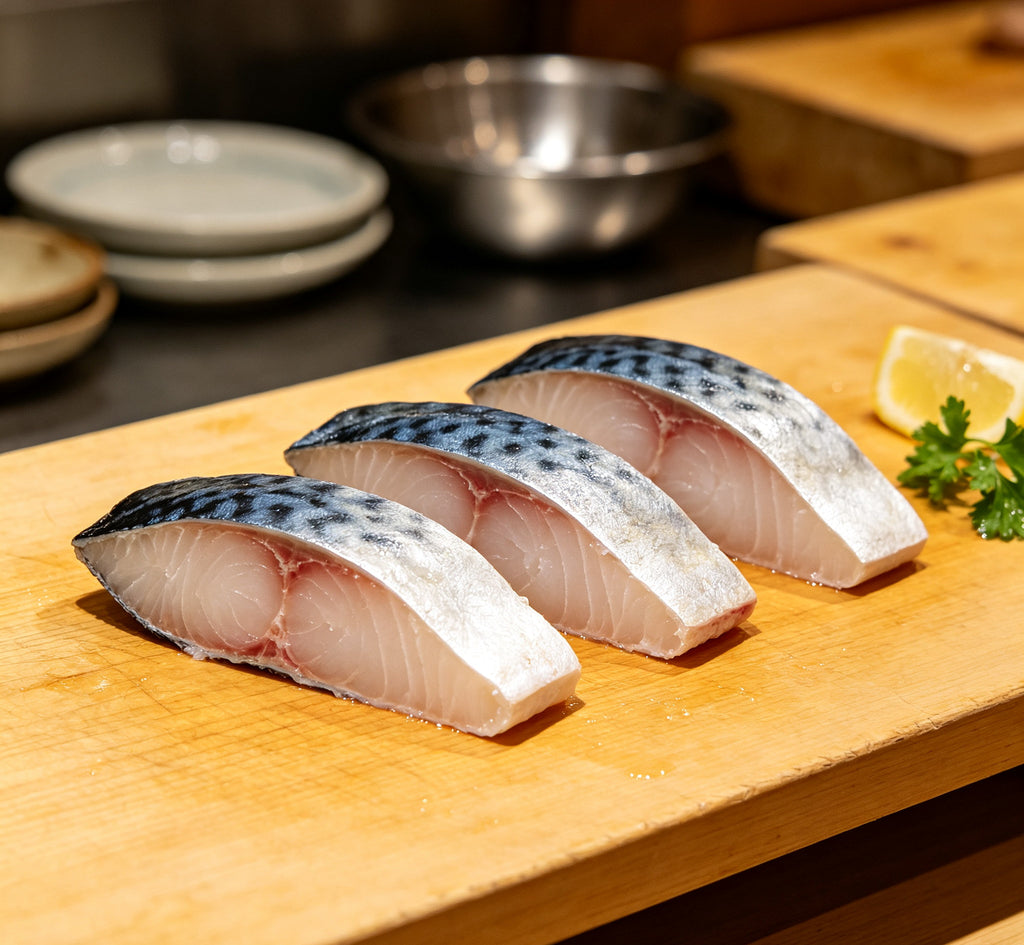 Freshly Sliced Mackerel Fillets: Premium Quality for Every Dish